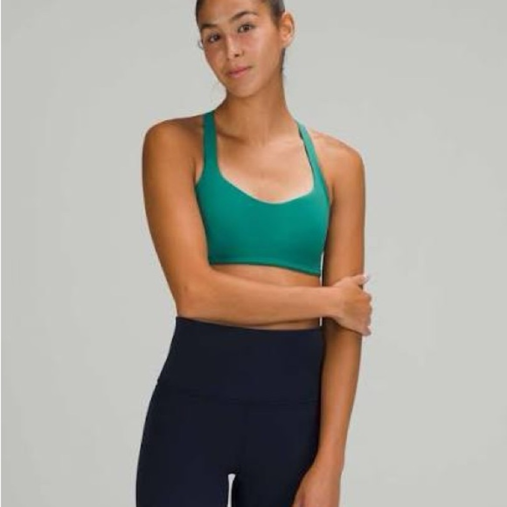 Lululemon Free to Be Sports Bra - Wild in Teal Lagoon